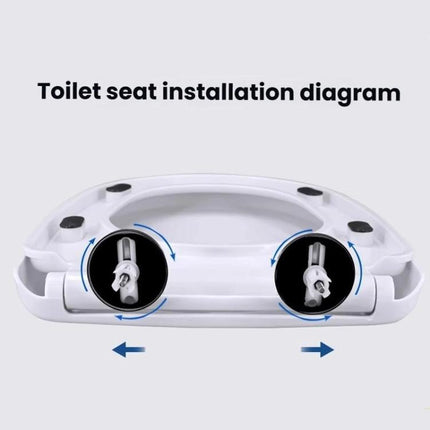 Toilet Seat Slow Close Lid Easy Installation Toilet Seat Replacement