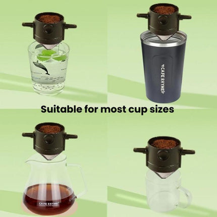 Portable Paperless Coffee Filter Cup Coffee Drip Filter Cone - DealBuddy