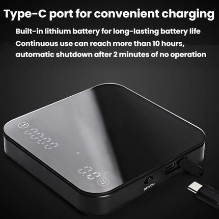 CAFE RHYME 311 Smart Electronic Scale For Pour-Over Coffee Mini Multifunctional Timing Kitchen Scale