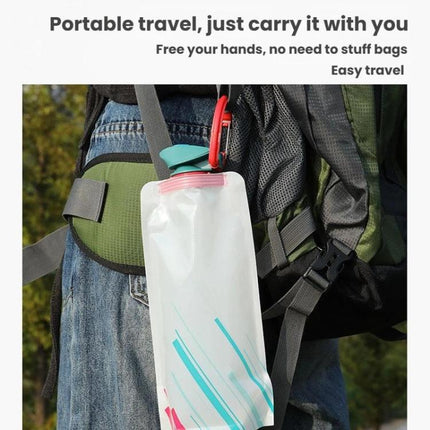 AOTU AT6601 Food Grade Soft 700ml Drinking Bag Outdoor Sports Portable Foldable Water Bag - DealBuddy