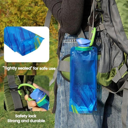 AOTU AT6601 Food Grade Soft 700ml Drinking Bag Outdoor Sports Portable Foldable Water Bag - DealBuddy