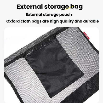 AOTU AT6945 Portable Large Capacity Beach Bag Mesh Skeleton Camping Bag