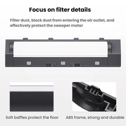 For Roborock G30 Space Sweeper Main Brush Cover Brush Roller Cover