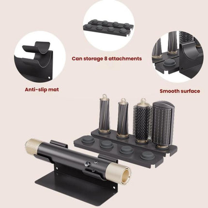 For Dyson Airwrap Styler and Nozzles Modular Desktop Storage Stand, Holds 8 Attachments, Gen4 White, Gen4 Black - DealBuddy