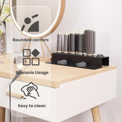 For Dyson Airwrap Attachment Storage Stand All-in-One Desktop Organizer Holds 6 Nozzles, Gen5 White, Gen5 Black - DealBuddy
