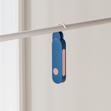 Multifunctional Travel Foldable Clothes Drying Rack With Seven Holes