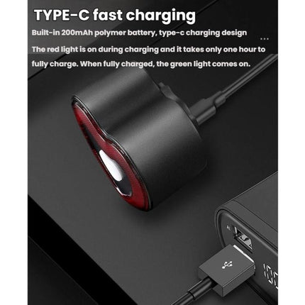 WEST BIKING Smart Heart Taillight With Cycling Brake Sensor Warning Light - DealBuddy