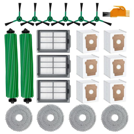 22 In 1 Replacement Parts Kit For iRobot Roomba Plus 505/405 Combo Includes Roll Brush, Filter, Dust Bag, Mop, Side Brush