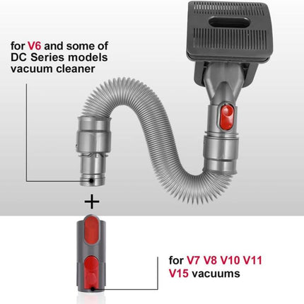 4 In 1 Pet Grooming Brush Head Set For Dyson V15/V11/V10/V8/V7/V6 Vacuum Cleaner Accessories