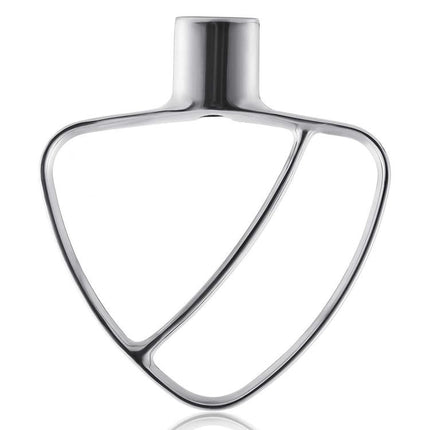 Stainless Steel Flat Beater For KitchenAid 4.5 & 5 QT Mixers - No Coating Chip-Resistant Attachment