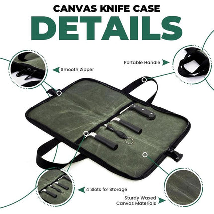 Camping Knife Organizer Convenient Handheld Kitchenware Bag