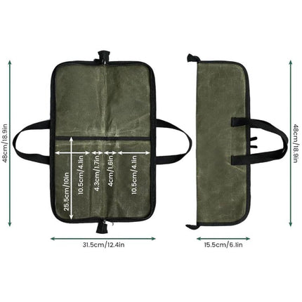 Camping Knife Organizer Convenient Handheld Kitchenware Bag