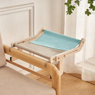 Balcony Wooden Cat Hammock Window Wall Mounted Cat Hutch Hanging Bedside Pet Kennel - DealBuddy
