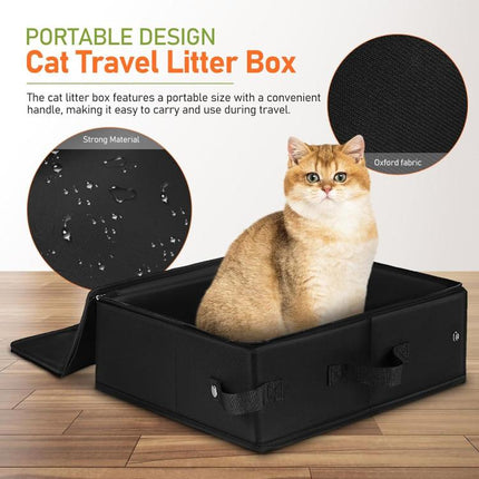 Foldable Fabric Litter Bag Portable Travel Litter Box - DealBuddy