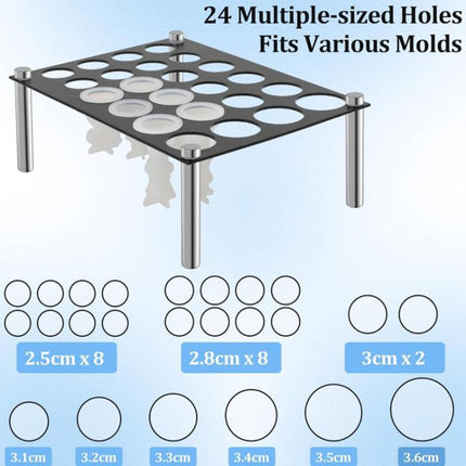 24-Hole Chess Mold Stand