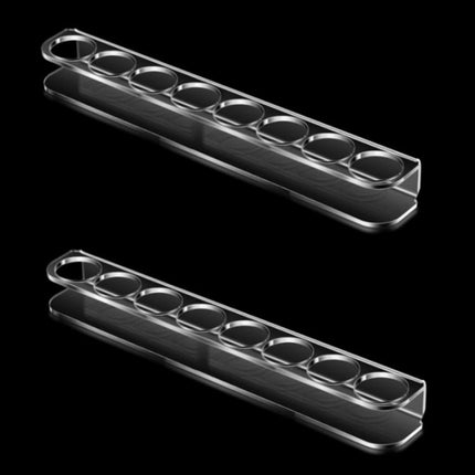 8-Hole Acrylic Small Bottle Stand Rack