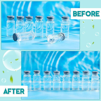 8-Hole Acrylic Small Bottle Stand Rack