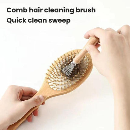Stainless Steel Comb Cleaning Brush Air Cushion Comb Hair Removal Small Brush