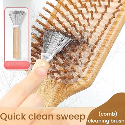 Stainless Steel Comb Cleaning Brush Air Cushion Comb Hair Removal Small Brush