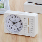 Bo Sheng GH222 Weekly Alarm Clock Square Quartz Desk Clock Scanning Silent Pointer Clock