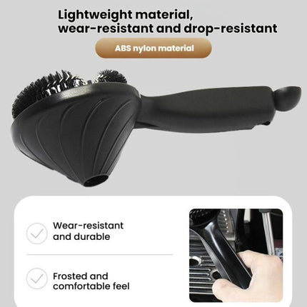 58mm Espresso Machine Group Head Cleaning Brush Funnel-Design Nylon Bristle Scrubber for Portafilter - DealBuddy