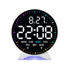 LED Multifunction Electronic Alarm Clock Running Seconds Clock Bedside with Night Light Electronic Clock