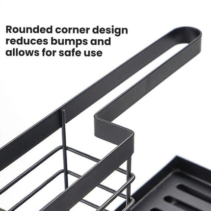 Kitchen Dishcloth Holder Sponge Drying Rack With Drain Tray - DealBuddy