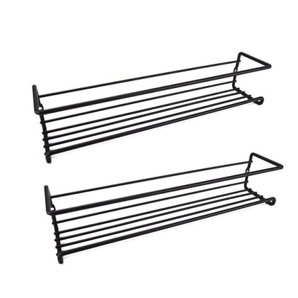 2pcs /Pack Wall Mounted Spice Rack Multi-Layer Seasoning Bottle Storage Holder