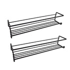 2pcs /Pack Wall Mounted Spice Rack Multi-Layer Seasoning Bottle Storage Holder