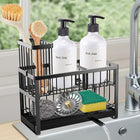 2-Tier Sponge Drying Rack Kitchen Sink Countertop Organizer Holder for Scrubbers, Long Brushes & Dishcloths - DealBuddy