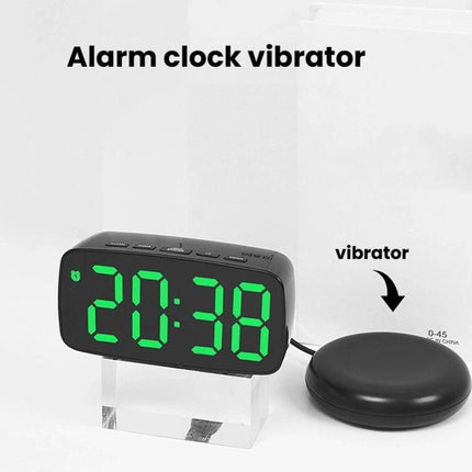 LED Electronic Alarm Clock Bedside Vibrator Clock