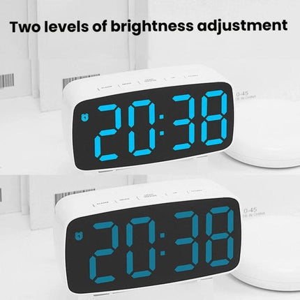 LED Electronic Alarm Clock Bedside Vibrator Clock