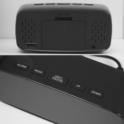 LED Electronic Alarm Clock Bedside Vibrator Clock