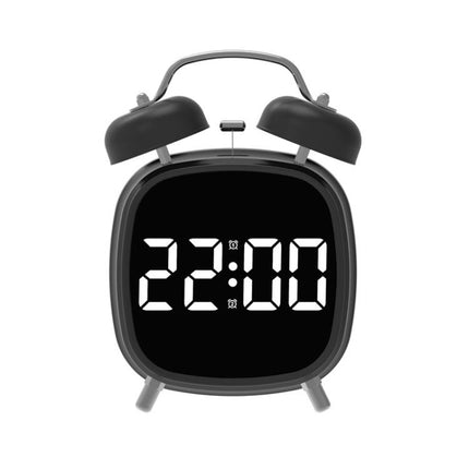 Loud Metal Powerful Ringing Clock LED Multifunction Clock