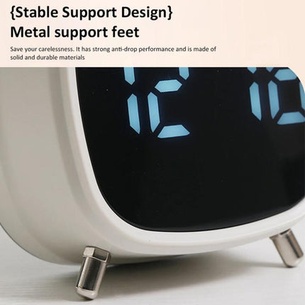 Loud Metal Powerful Ringing Clock LED Multifunction Clock