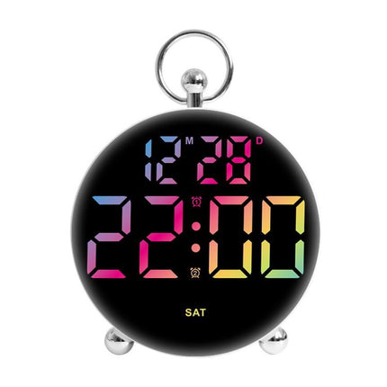 LED Multi-Function Digital Clock Student Desktop Digital Timepiece Plug-in Alarm Clock