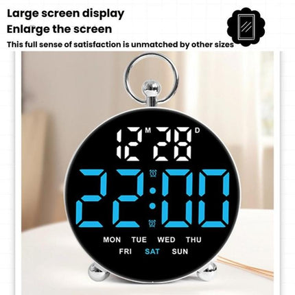 LED Multi-Function Digital Clock Student Desktop Digital Timepiece Plug-in Alarm Clock