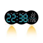 Living Room Digital Wall Clock LED Electronic Clock With Light Multi-Function Remote Control Alarm Clock
