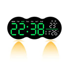 Living Room Digital Wall Clock LED Electronic Clock With Light Multi-Function Remote Control Alarm Clock
