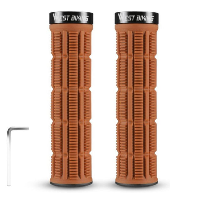 WEST BIKING Anti-Slip and Shock-Absorbing Bicycle Grips