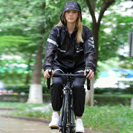 WEST BIKING Reflective Outdoor Waterproof Lightweight Cycling Raincoat