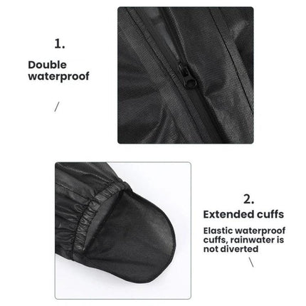 WEST BIKING Reflective Outdoor Waterproof Lightweight Cycling Raincoat, S, M, L, XL, XXL, XXXL, XXXXL - DealBuddy