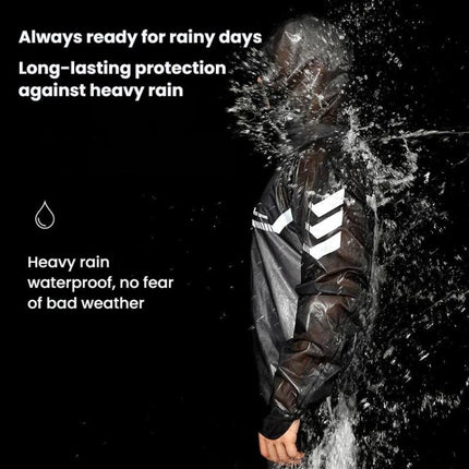 WEST BIKING Reflective Outdoor Waterproof Lightweight Cycling Raincoat