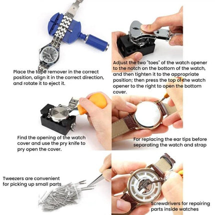 146 In 1 Watch Repair Tool Set Watch Disassembly Tools