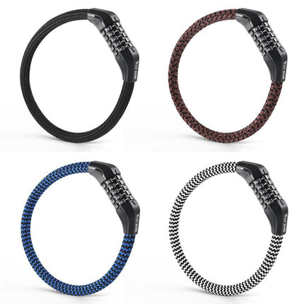 WEST BIKING Extended Portable Bicycle Steel Cable Anti-Theft Combination Lock - DealBuddy