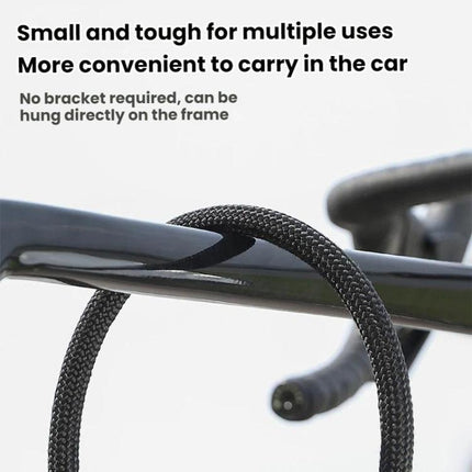 WEST BIKING Extended Portable Bicycle Steel Cable Anti-Theft Combination Lock - DealBuddy