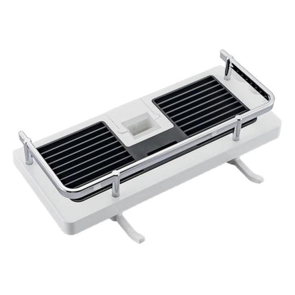 Shower Rod Shelf Elevated Shower Tray Multifunctional Bathroom Storage Rack