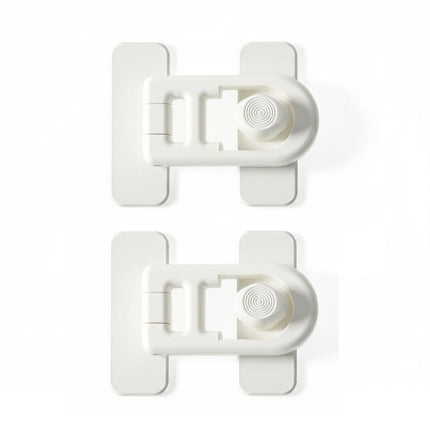 2pcs Child Proof Refrigerator Lock No-Drill Anti-Pinch Baby Safety Lock