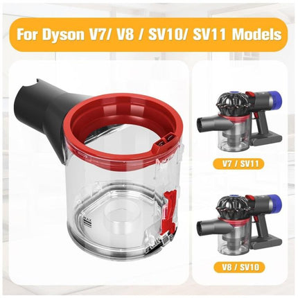 Dust Bin & Pre/Post Filters For Dyson V7 V8 SV10 SV11 Vacuum Cleaners