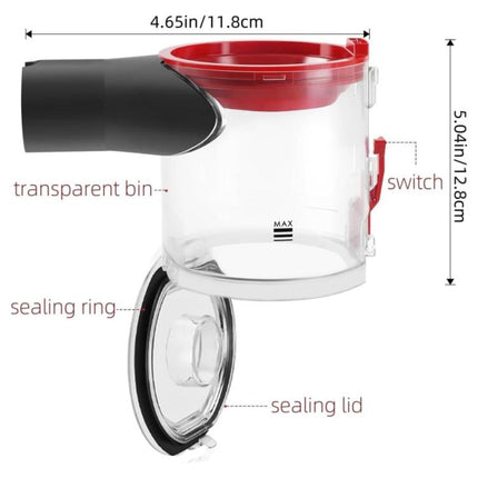 Dust Bin & Pre/Post Filters For Dyson V7 V8 SV10 SV11 Vacuum Cleaners